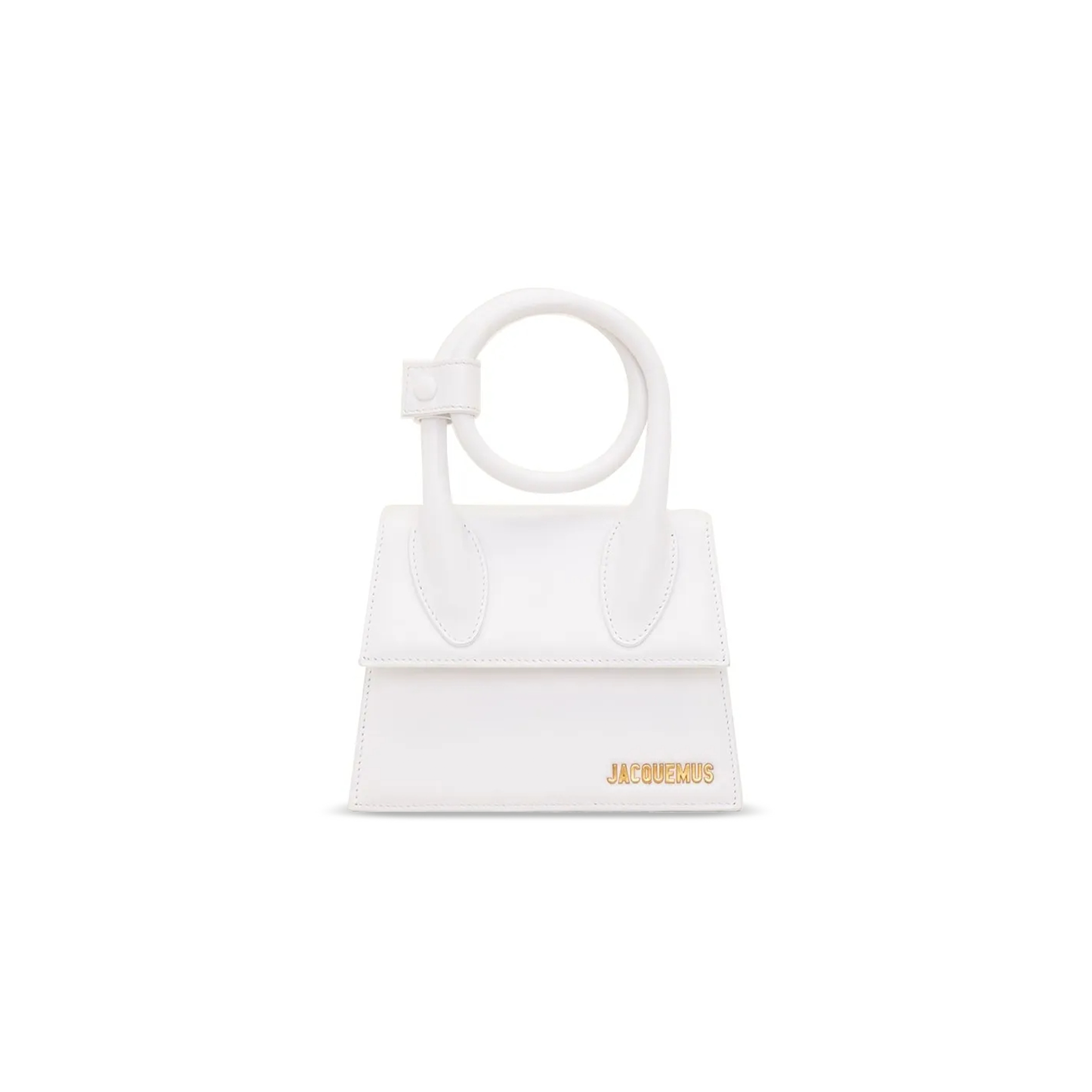 JACQUEMUS LE CHIQUITO NOEUD LEATHER HANDBAG 211BA05 (18*13*8cm)